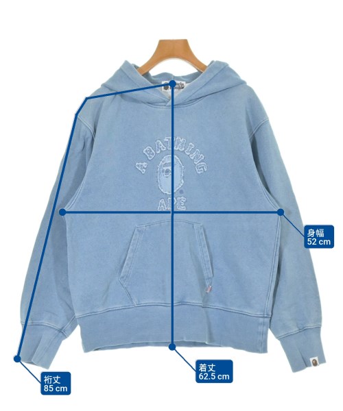 A BATHING APE（アベイシングエイプ）パーカー 青 サイズ:M レディース/2200647092125