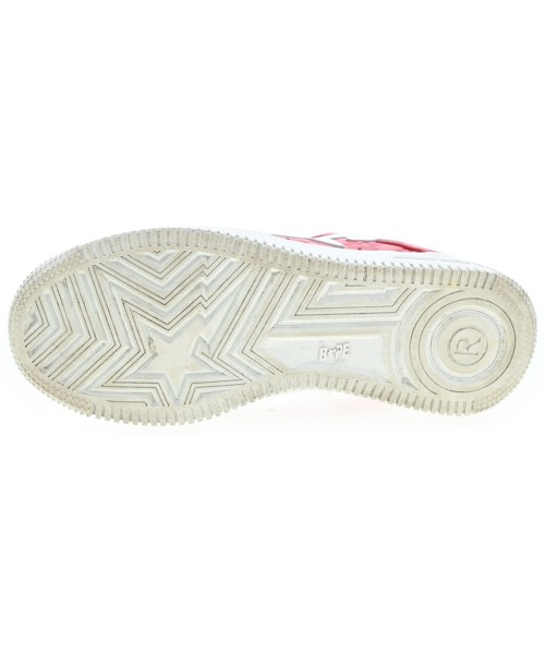 A BATHING APE（アベイシングエイプ）スニーカー 赤 サイズ:23cm レディース/2200653399027