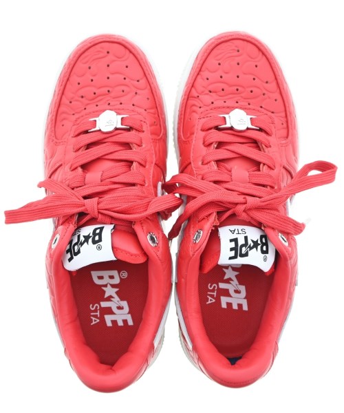 A BATHING APE（アベイシングエイプ）スニーカー 赤 サイズ:23cm レディース/2200653399027
