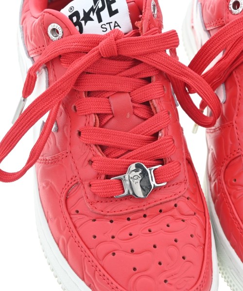 A BATHING APE（アベイシングエイプ）スニーカー 赤 サイズ:23cm レディース/2200653399027