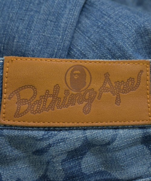 A BATHING APE（アベイシングエイプ）デニムパンツ 青 サイズ:S レディース/2200702286070