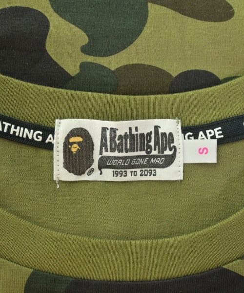 A BATHING APE（アベイシングエイプ）Tシャツ・カットソー カーキ サイズ:S レディース/2200703574015