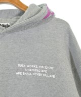 A BATHING APE（アベイシングエイプ）パーカー グレー サイズ:F レディース/2200671032029