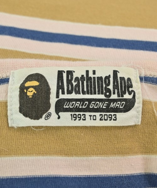 A BATHING APE（アベイシングエイプ）Tシャツ・カットソー 茶 サイズ:XS レディース/2200671032036