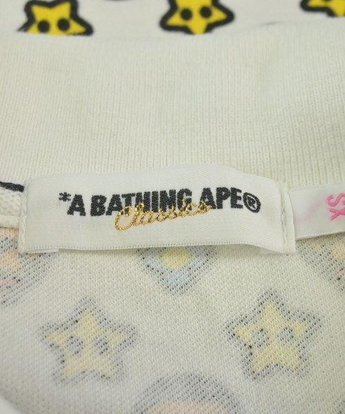 A BATHING APE（アベイシングエイプ）ポロシャツ 白 サイズ:XS レディース/2200725647025