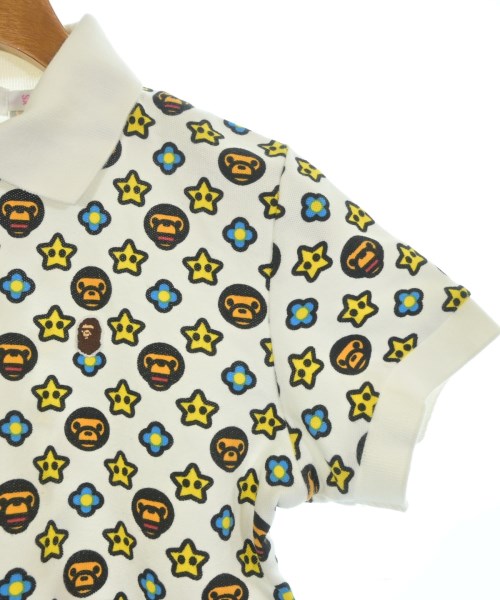 A BATHING APE（アベイシングエイプ）ポロシャツ 白 サイズ:XS レディース/2200725647025