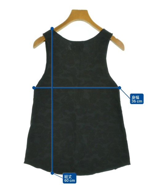 A BATHING APE（アベイシングエイプ）タンクトップ 黒 サイズ:XS レディース/2200723929239