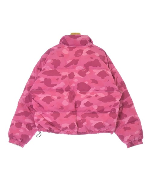 A BATHING APE（アベイシングエイプ）ダウンジャケット/ダウンベスト ピンク サイズ:F レディース/2200684959016
