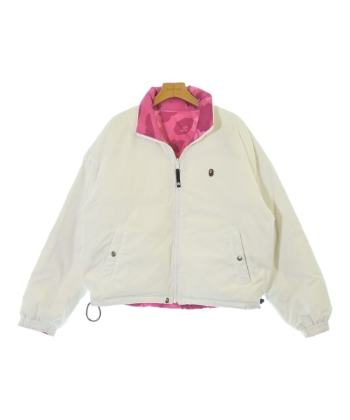A BATHING APE（アベイシングエイプ）ダウンジャケット/ダウンベスト ピンク サイズ:F レディース/2200684959016