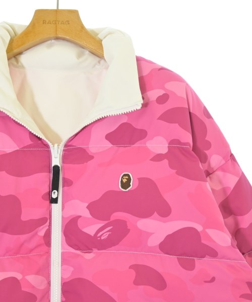 A BATHING APE（アベイシングエイプ）ダウンジャケット/ダウンベスト ピンク サイズ:F レディース/2200684959016