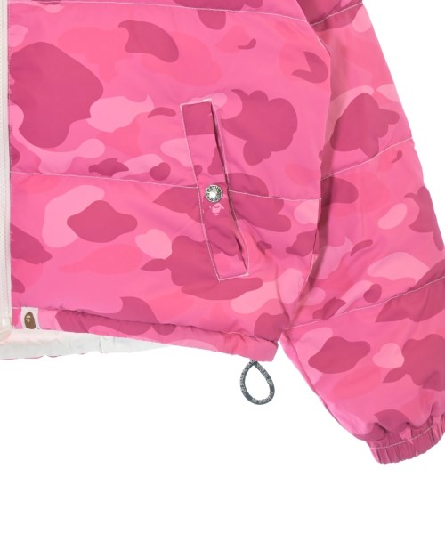 A BATHING APE（アベイシングエイプ）ダウンジャケット/ダウンベスト ピンク サイズ:F レディース/2200684959016