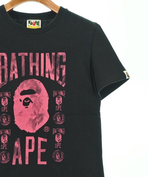 A BATHING APE（アベイシングエイプ）Tシャツ・カットソー 黒 サイズ:S レディース/2200685663028