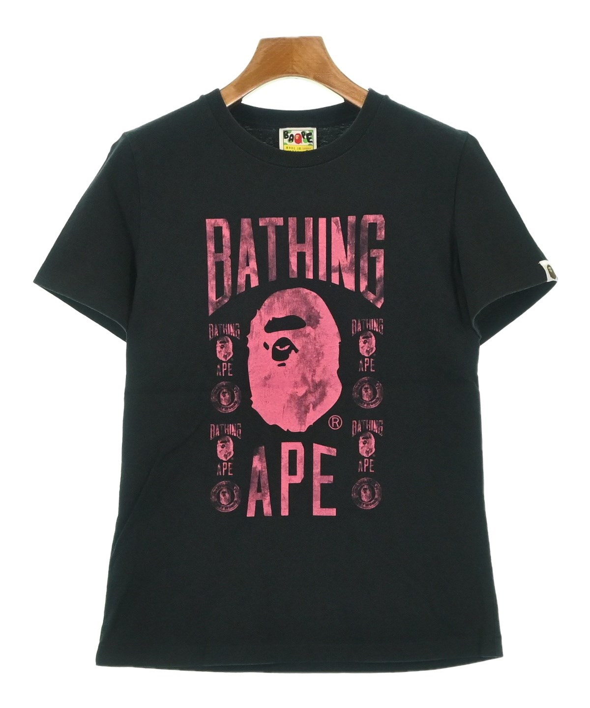 A BATHING APE（アベイシングエイプ）Tシャツ・カットソー 黒 サイズ:S