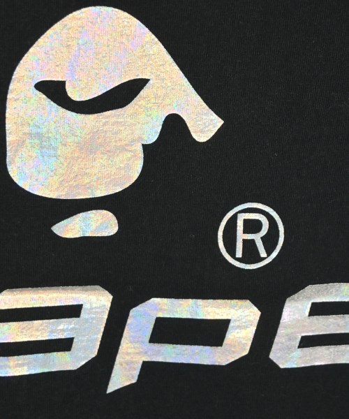 A BATHING APE（アベイシングエイプ）Tシャツ・カットソー 黒 サイズ:S レディース/2200685663035