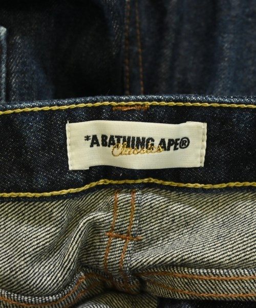 A BATHING APE（アベイシングエイプ）デニムパンツ 紺 サイズ:XS レディース/2200685663226