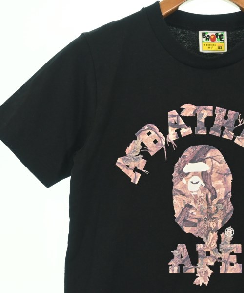 A BATHING APE（アベイシングエイプ）Tシャツ・カットソー 黒 サイズ:2XS(XXS位) レディース/2200687069040