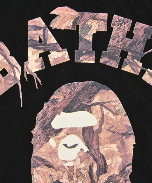A BATHING APE（アベイシングエイプ）Tシャツ・カットソー 黒 サイズ:2XS(XXS位) レディース/2200687069040