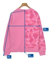 A BATHING APE（アベイシングエイプ）スウェット ピンク サイズ:XS レディース/2200687795086