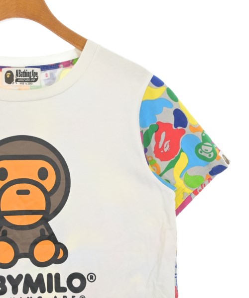 A BATHING APE（アベイシングエイプ）Tシャツ・カットソー 白 サイズ:XS レディース/2200687795109