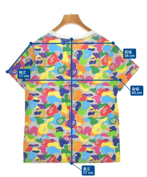 A BATHING APE（アベイシングエイプ）Tシャツ・カットソー 白 サイズ:XS レディース/2200687795109