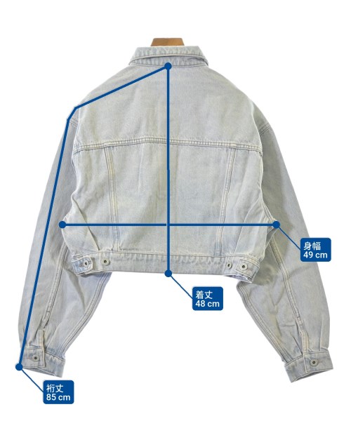 A BATHING APE（アベイシングエイプ）デニムジャケット 紺 サイズ:S レディース/2200691651019