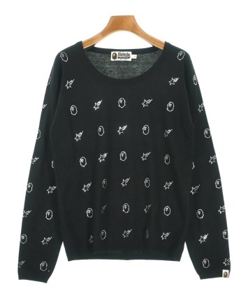 A BATHING APE（アベイシングエイプ）ニット・セーター 黒 サイズ:M