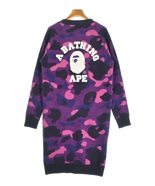 A BATHING APE（アベイシングエイプ）カーディガン 紫 サイズ:F レディース/2200691651057