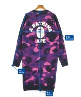 A BATHING APE（アベイシングエイプ）カーディガン 紫 サイズ:F レディース/2200691651057