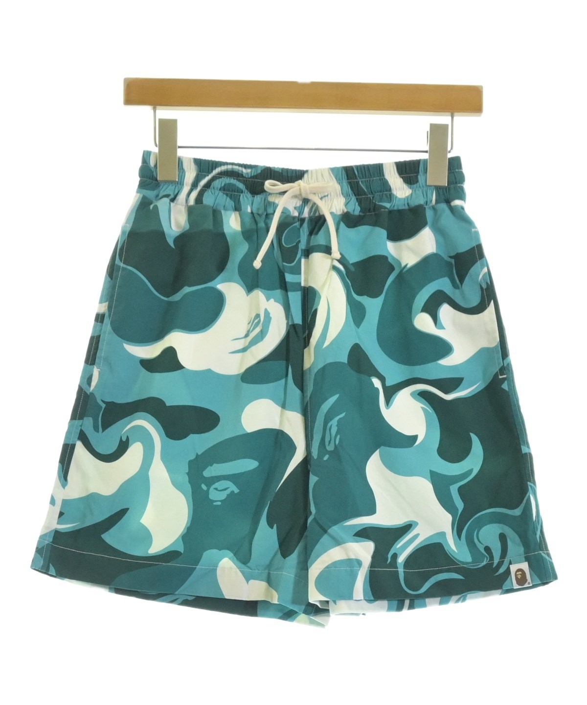 A BATHING APE（アベイシングエイプ）ショートパンツ 青 サイズ:S