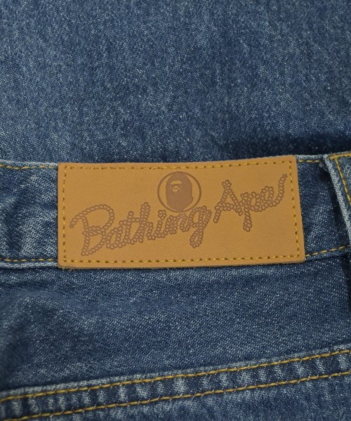 A BATHING APE（アベイシングエイプ）デニムパンツ 青 サイズ:S レディース/2200691651132