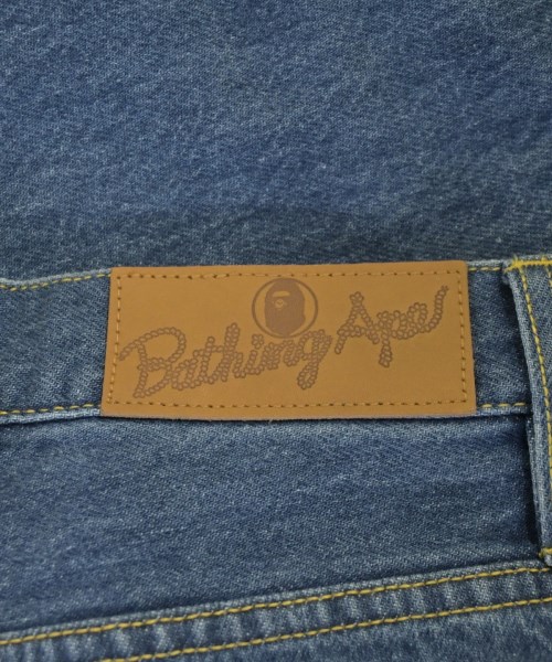 A BATHING APE（アベイシングエイプ）デニムパンツ 青 サイズ:XS レディース/2200691651149