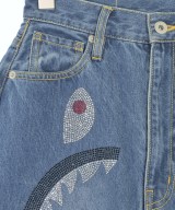 A BATHING APE（アベイシングエイプ）デニムパンツ 青 サイズ:XS レディース/2200691651149