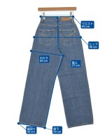 A BATHING APE（アベイシングエイプ）デニムパンツ 青 サイズ:XS レディース/2200691651149