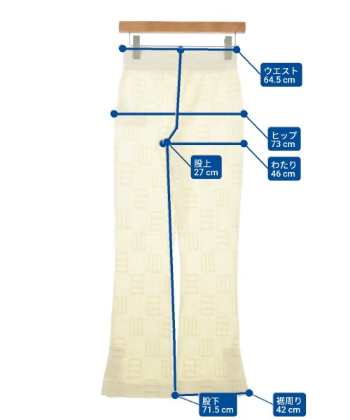 AMBUSH（アンブッシュ）スウェットパンツ 白 サイズ:S レディース/2200639244082