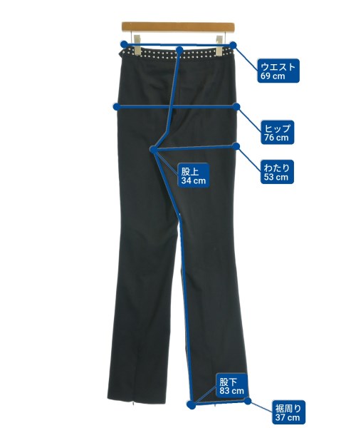 AMBUSH（アンブッシュ）スラックス 黒 サイズ:-(L位) レディース/2200639903040