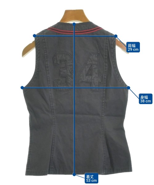 AMBUSH（アンブッシュ）ベスト 紺 サイズ:1(S位) レディース/2200623573044