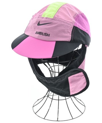 人気！【AMBUSH】アンブッシュ テディ 耳付き 帽子　ピンク AMBUSH（アンブッシュ）キャップ ピンク サイズ:- レディース