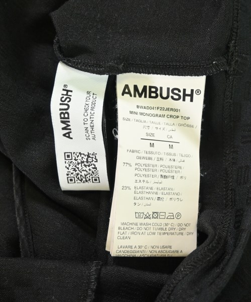 AMBUSH（アンブッシュ）Tシャツ・カットソー 黒 サイズ:M レディース/2200707957081