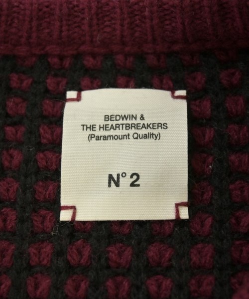 BEDWIN &THE HEARTBREAKERS（ベドウィンアンドザハートブレイカーズ）ニット・セーター 赤 サイズ:2(M位) レディース/2200700492077