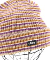 OBEY（オベイ）ニットキャップ・ビーニー ベージュ サイズ:- レディース/2200719536045