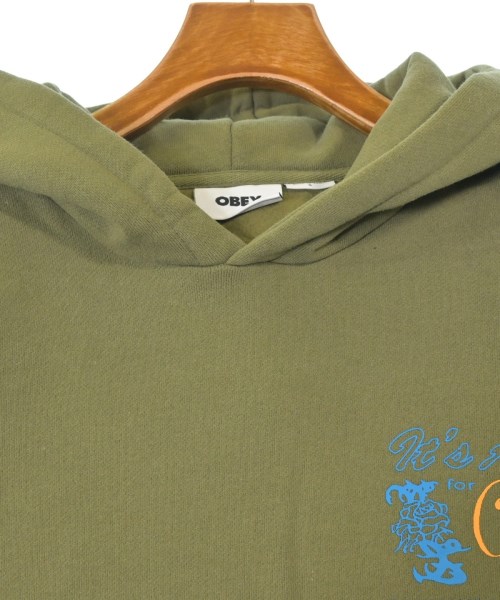 OBEY（オベイ）パーカー 緑 サイズ:S レディース/2200646811116
