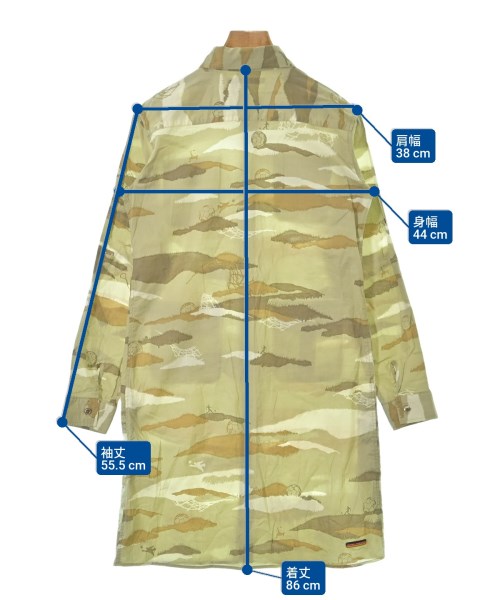 SOPHNET.（ソフネット）シャツワンピース カーキ サイズ:S レディース/2200670621064