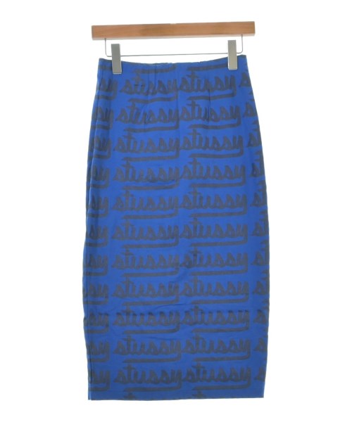 STUSSY(ステューシー)ロング・マキシ丈スカート 青 サイズ:M/2200639023472