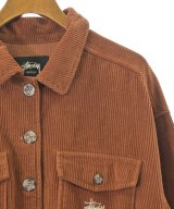 STUSSY（ステューシー）シャツワンピース 茶 サイズ:8(XXL位) レディース/2200626240035