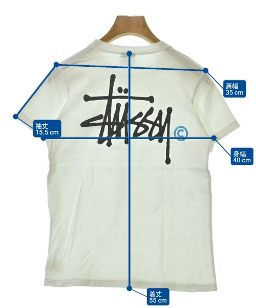 STUSSY（ステューシー）Tシャツ・カットソー 白 サイズ:M レディース/2200631408031