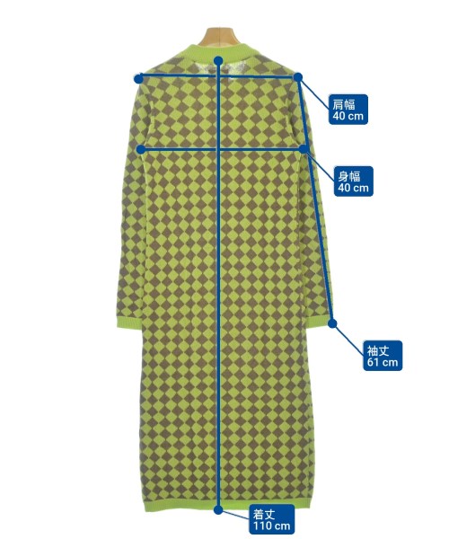 STUSSY（ステューシー）ワンピース 緑 サイズ:S レディース/2200610600029