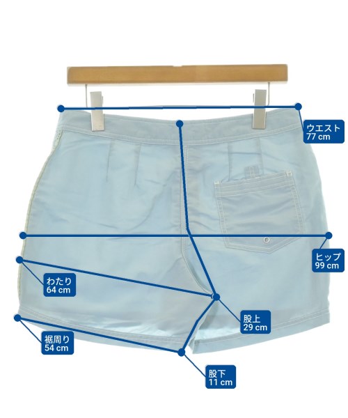 STUSSY（ステューシー）ショートパンツ 青 サイズ:9(L位) レディース/2200692432082