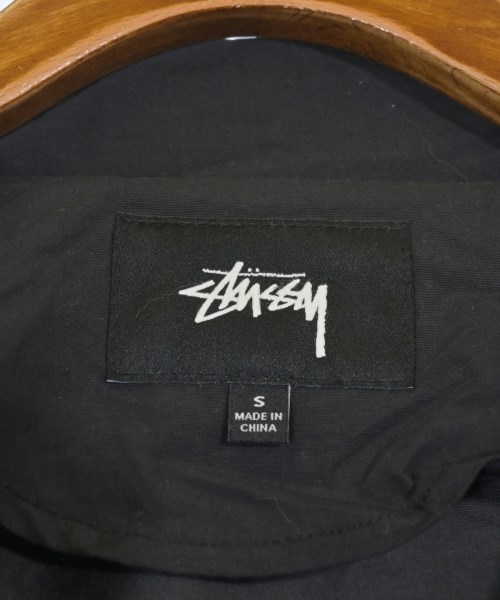 STUSSY（ステューシー）ステンカラーコート 黒 サイズ:S レディース/2200700193165