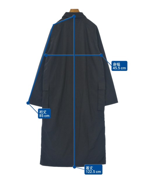 STUSSY（ステューシー）ステンカラーコート 黒 サイズ:S レディース/2200700193165