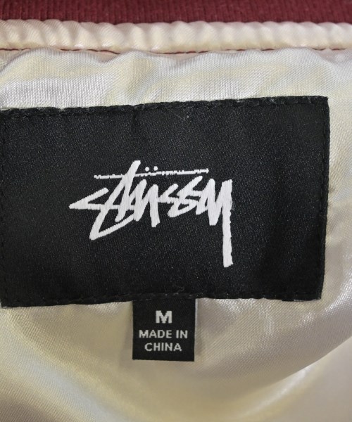 STUSSY（ステューシー）スタジャン 赤 サイズ:M レディース/2200653405032